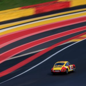 Porsche 2.0L lors de SpaClassic en Belgique sur le circuit de Spa-Francorchamps