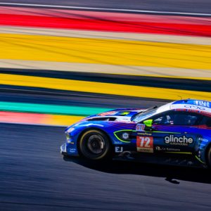 Aston-Martin Vantage AMR pilotée par Arnold ROBIN,Maxime Robin,Valentin Hasse Clot à Spa-Francorchamps, Belgique en 2023